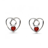 Grenat / Argent 925