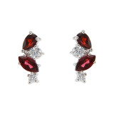 Grenat / Argent 925