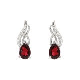 Grenat / Argent 925