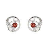 Grenat / Argent 925