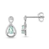 Aigue Marine / Or Blanc 375
