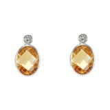 Citrine / Or Blanc 750