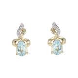 Topaze bleue / Or Jaune 375