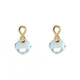 Topaze bleue / Or Jaune 750