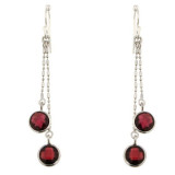 Grenat / Argent 925
