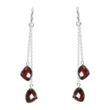 Grenat / Argent 925