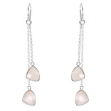 Quartz Rose / Argent 925