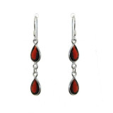 Grenat / Argent 925