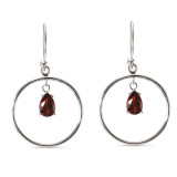 Grenat / Argent 925