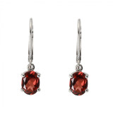 Grenat / Argent 925