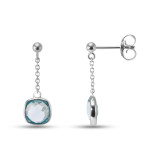Topaze bleue / Argent 925