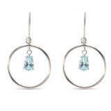 Topaze bleue / Argent 925