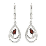 Grenat / Argent 925