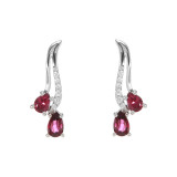 Grenat / Argent 925
