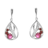 Grenat / Argent 925