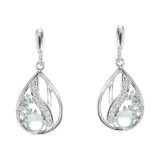 Topaze bleue / Argent 925