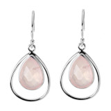 Quartz Rose / Argent 925