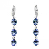 Tanzanite / Or Blanc 375