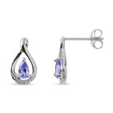 Tanzanite / Or Blanc 375