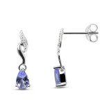 Tanzanite / Or Blanc 375