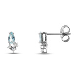 Topaze bleue / Argent 925