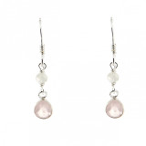 Quartz Rose / Argent 925