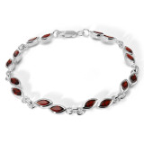 Grenat / Argent 925
