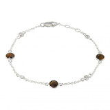 Oeil de tigre / Argent 925