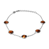 Oeil de tigre / Argent 925