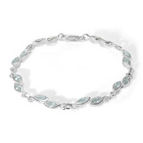 Topaze bleue / Argent 925