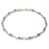 Tanzanite / Or Jaune 375