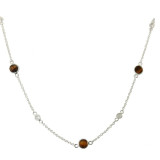 Oeil de tigre / Argent 925