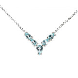 Topaze bleue / Argent 925