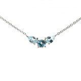 Topaze bleue / Argent 925