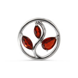Grenat / Argent 925