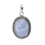 Calcédoine / Argent 925