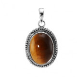 Oeil de tigre / Argent 925