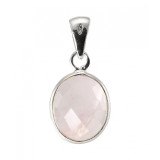 Quartz Rose / Argent 925