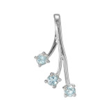 Topaze bleue / Argent 925