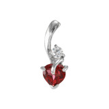 Grenat / Argent 925