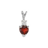 Grenat / Argent 925