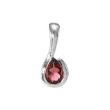 Grenat / Argent 925