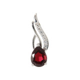 Grenat / Argent 925