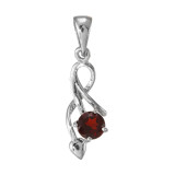 Grenat / Argent 925