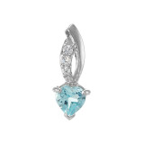 Topaze bleue / Argent 925