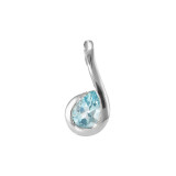 Topaze bleue / Argent 925