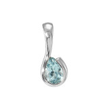 Topaze bleue / Argent 925