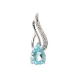 Topaze bleue / Argent 925