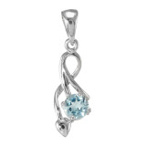 Topaze bleue / Argent 925