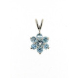 Topaze bleue / Argent 925